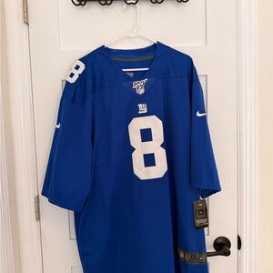 Blue Nike Giants Jersey